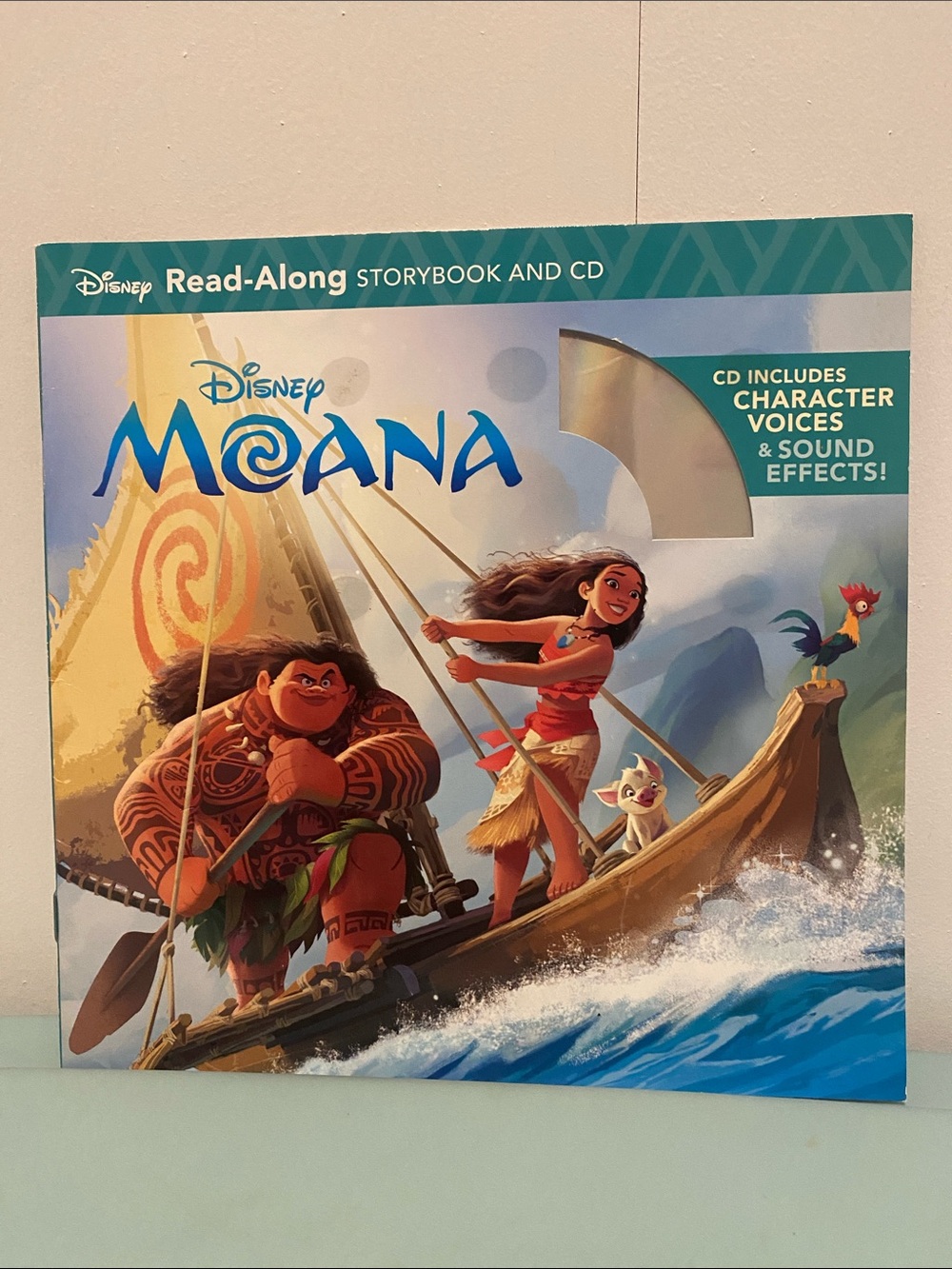 New🌈 Disney Moana Read-Along Storybook & CD gifts